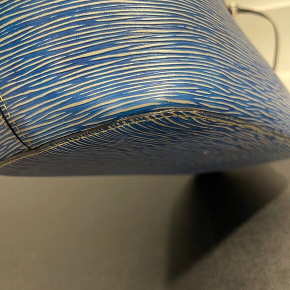 Louis Vuitton Epi Neverfull MM Denim Light w/ Pouch and Matching Wallet (JB1315) - Picture 6 of 16